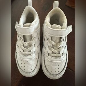 Nike White Sneakers Girls 8.5